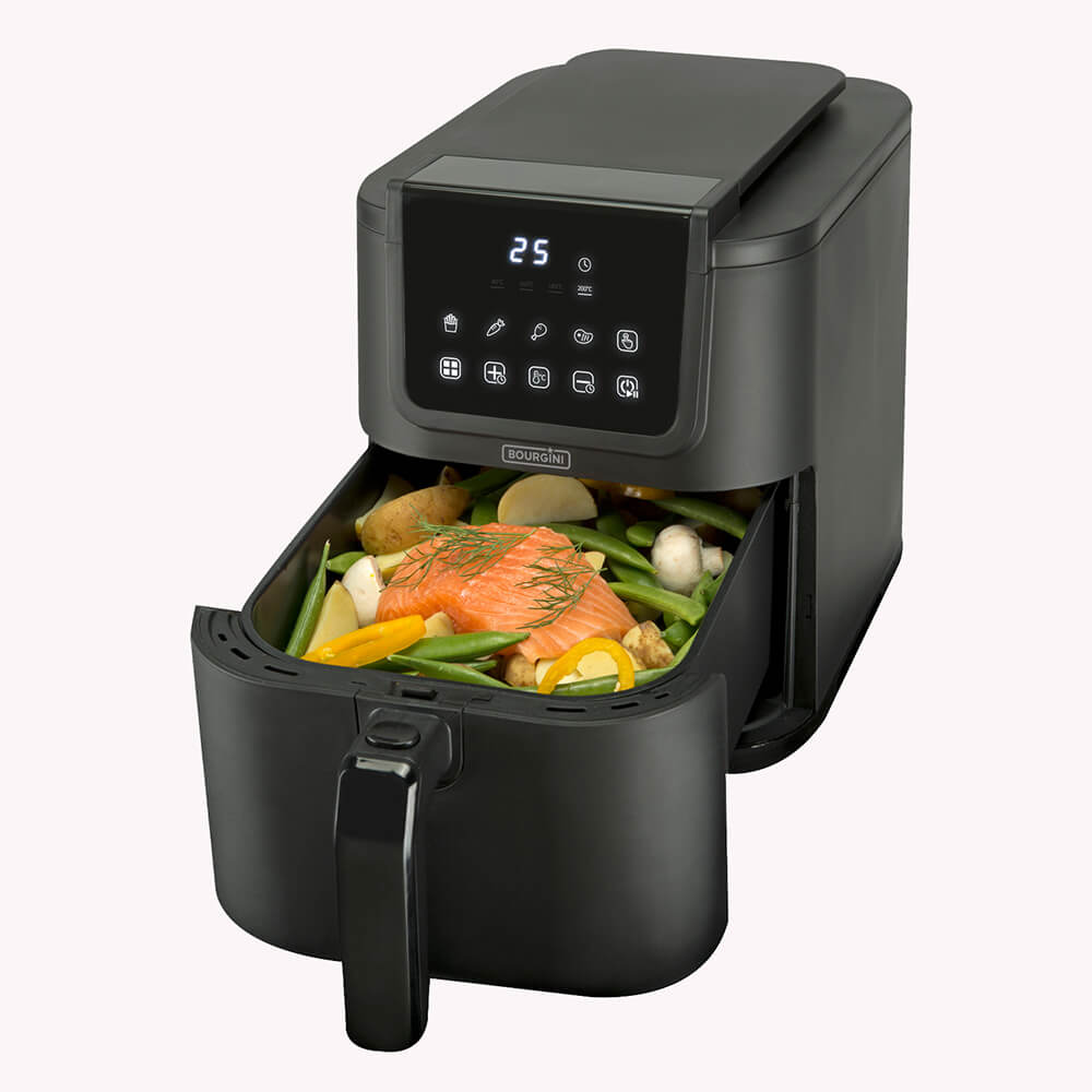 Bourgini Airfryer 5.5L open